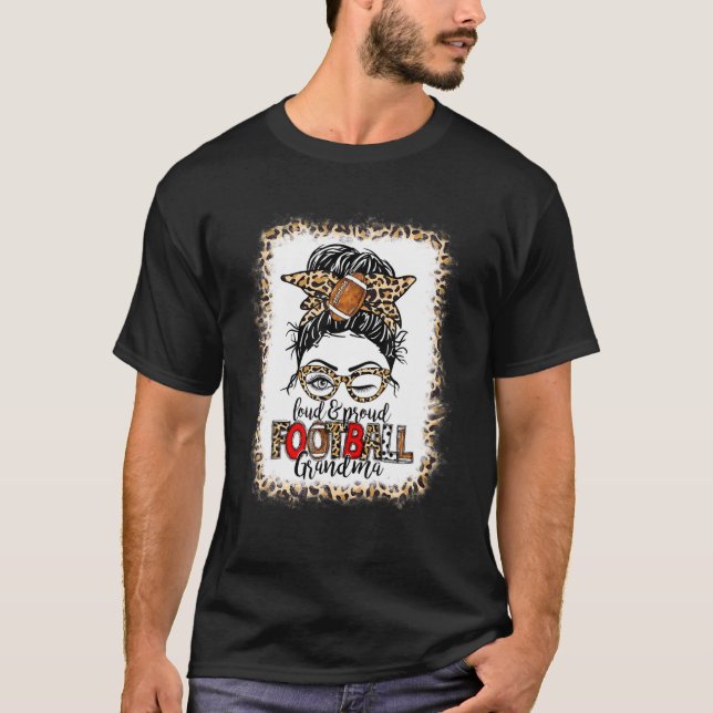 Bleached Leopard Loud T Shirt (Framsida)
