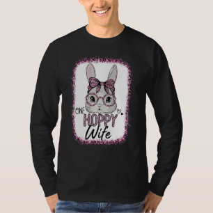Bleached Leopard Rosa Sunglass Påskhare 1 T Shirt