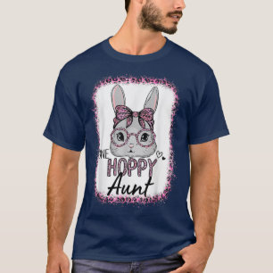 Bleached Leopard Rosa Sunglass Påskhare 1  T Shirt
