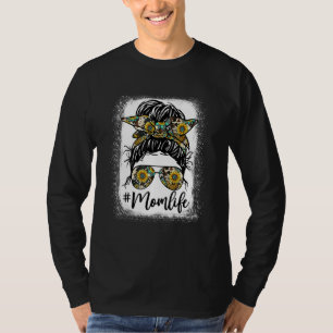 Bleached Mamma Life Solros Mamma Life Leopard Mess T Shirt