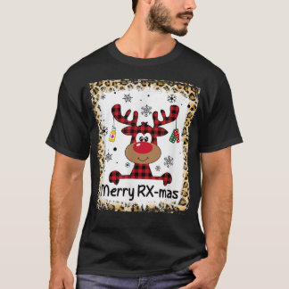 Bleached Merry RXMas Reindeer julapotek C T Shirt