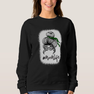 Bleached Messy Bun Hårvårdsmatare Solglasögon T Shirt