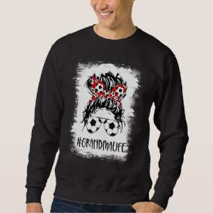 Bleached Occar Grandma Life Messy Bun Women Mothe Lång Ärmad Tröja