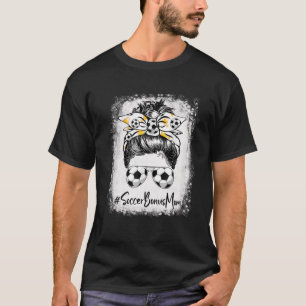 Bleached Oceaner Bonus Mamma Messy Bun Ocer Älskar T Shirt