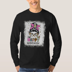Bleached One Hoppy Administrator Bunny Påsk Day T Shirt