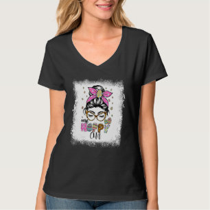 Bleached One Hoppy Cna Bunny Påsk Day T Shirt