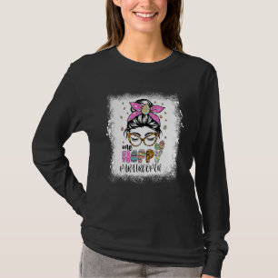 Bleached One Hoppy Paratrooper Bunny Påsk Day T Shirt