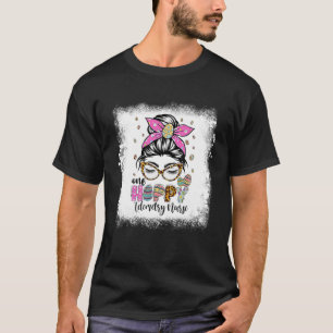 Bleached One Hoppy Telemetry Nurse Bunny Påsk Da T Shirt