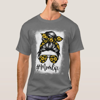 Bleached Solros Mamma Life s for Mors dag T Shirt
