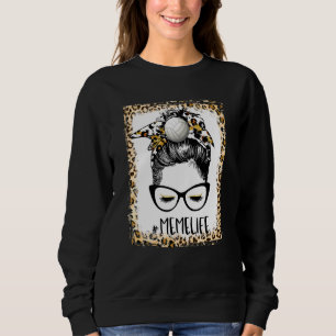 Bleached Volleyball Meme Messy Bun Game Day Mor T Shirt