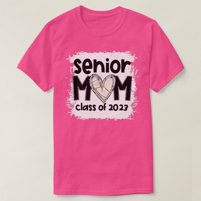 Bleached Volleyball Senior Mamma 2023 Volleyball G T Shirt (Design framsida)