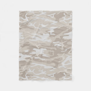 Bleached Wasteland Camo Fleecefilt