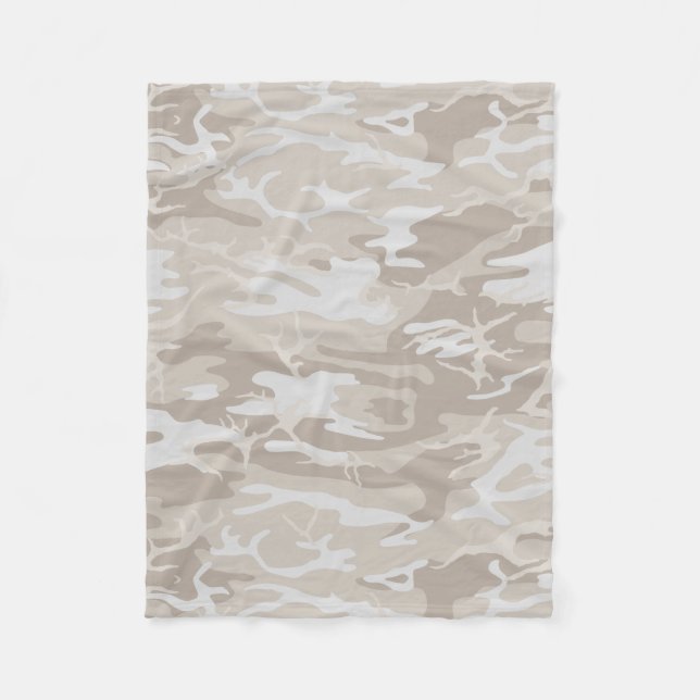 Bleached Wasteland Camo Fleecefilt (Framsidan)