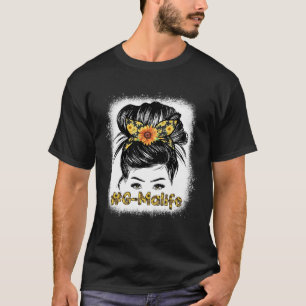 Bleacher G Morsa Messy Hair Bun SolroWomen Mothe T Shirt