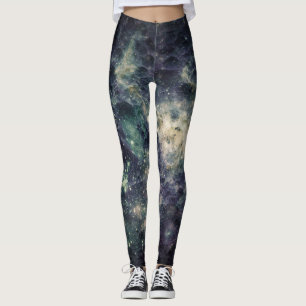 Bleak Galaxy Space Sten Coola Mode Leggings