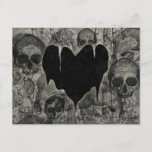 Bleak Heart Gothic Valentine Helg Vykort