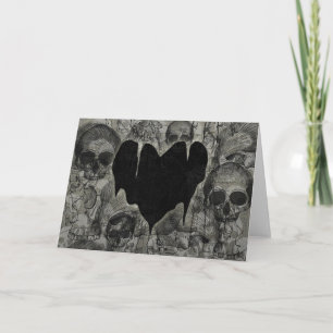 Bleak Heart Gothic Valentine Helgkort
