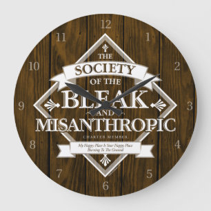 Bleak & Misanthropic Stor Klocka