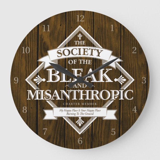 Bleak & Misanthropic Stor Klocka (Framsida)
