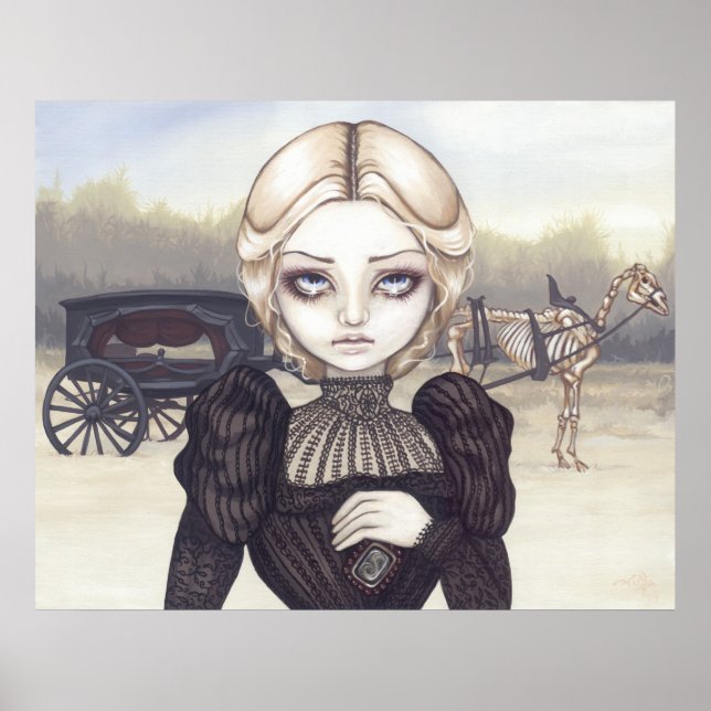 Bleak Mourning Art Skriv ut segerisk gotsk utskrif Poster (Framsidan)