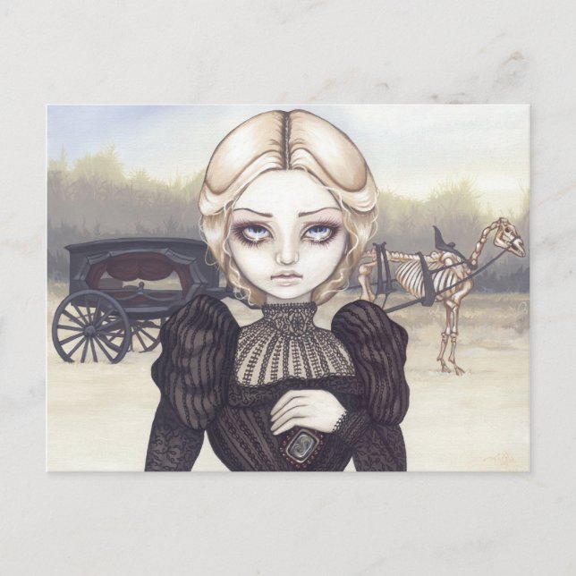 "Bleak Mourning" vykort (Framsida)