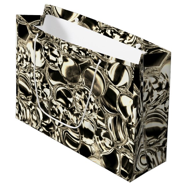 Blebs of guld eller bubblor av glastjusstyrka? (Framsidan Vinklad)