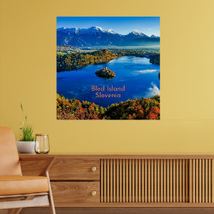 Bled Island, Slovenien Poster
