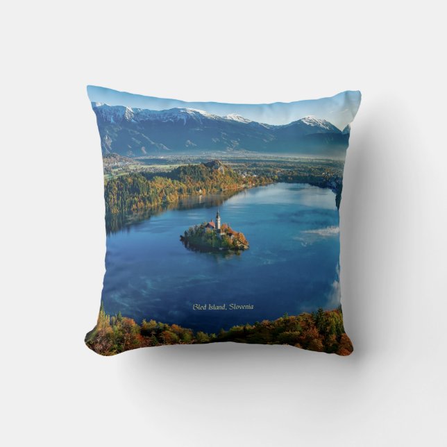 Bled Island, Slovenien, scenisk Kudde (Framsida)