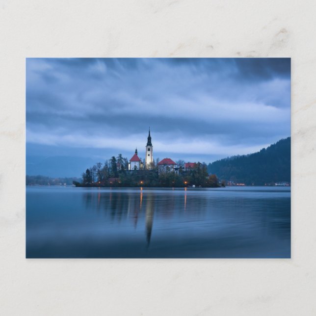 Bled Sjö, Slovenien Vykort (Framsida)