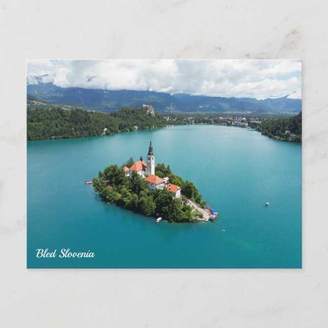 Bled Slovenia Helg Vykort (Framsida)