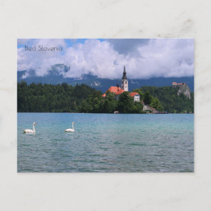 Bled Slovenien Helg Vykort