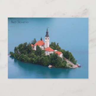 Bled Slovenien Helg Vykort