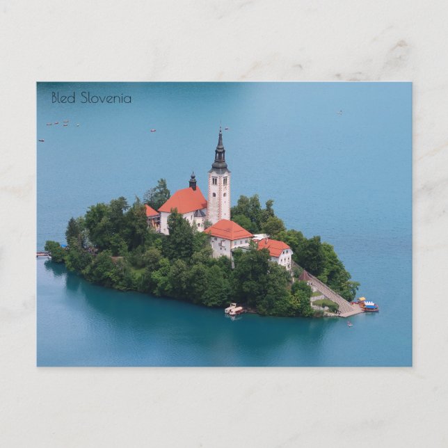 Bled Slovenien Vykort (Framsida)
