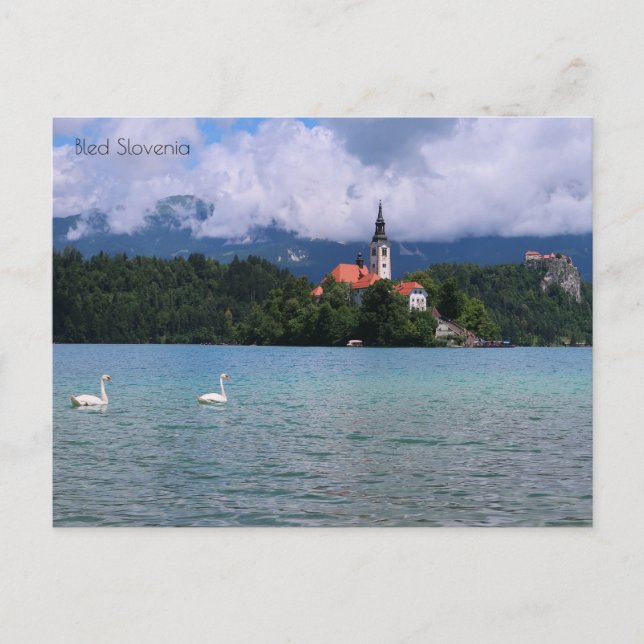 Bled Slovenien Vykort (Framsida)