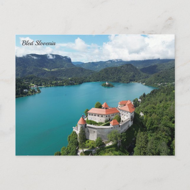 Bled Slovenien Vykort (Framsida)