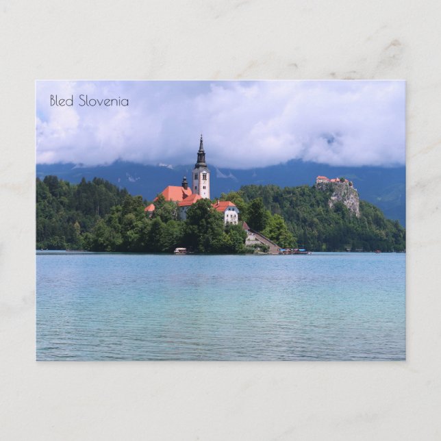 Bled Slovenien Vykort (Framsida)
