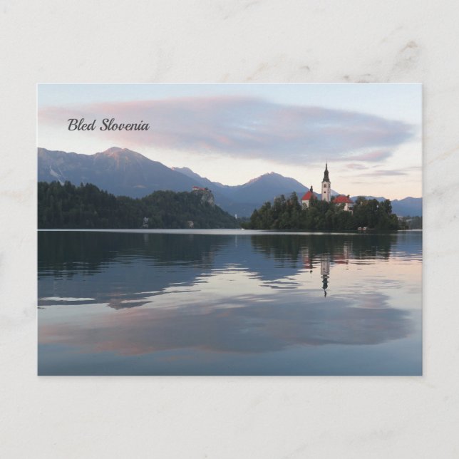 Bled Slovenien Vykort (Framsida)