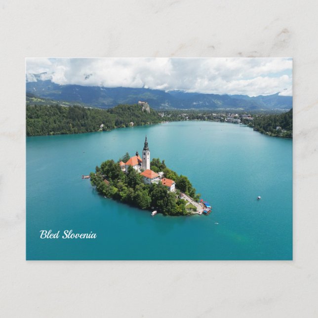 Bled Slovenien Vykort (Framsida)