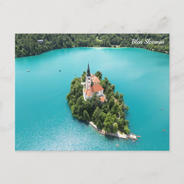 Bled Slovenien Vykort (Framsida)