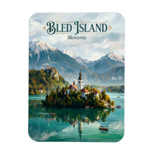 Bledön Slovenien Magnet