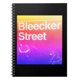 Bleecker Street, Greenwich Village, Manhattan NYC Anteckningsbok