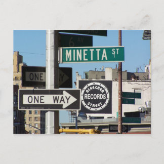 Bleecker Street Records Vykort