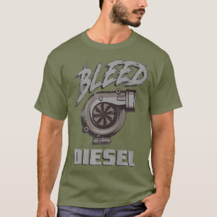 Bleed Diesel Fuel Diesels Lastbilar Roll Coal USA T Shirt