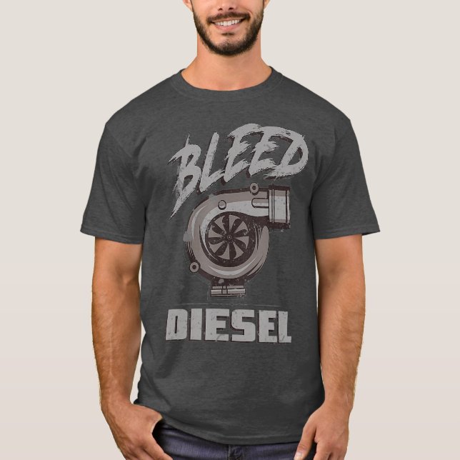 Bleed Diesel Fuel Diesels Trucks Roll Coal  Gift T Shirt (Framsida)