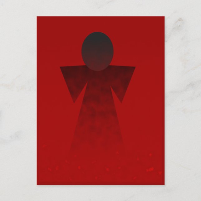 Bleeding Angel vycard Vykort (Framsida)