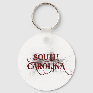 Bleeding Grunge South Carolina Keychain Nyckelring