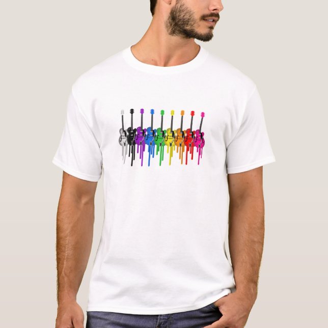 Bleeding Guitars T-shirt (Framsida)