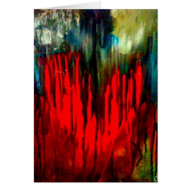 Bleeding Heart Collection by HAS Jewels Hälsningskort (Framsidan)