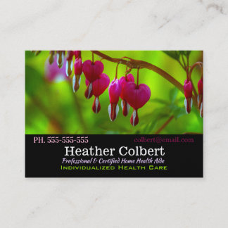 Bleeding Heart Honest Caregiver Professional  Visitkort