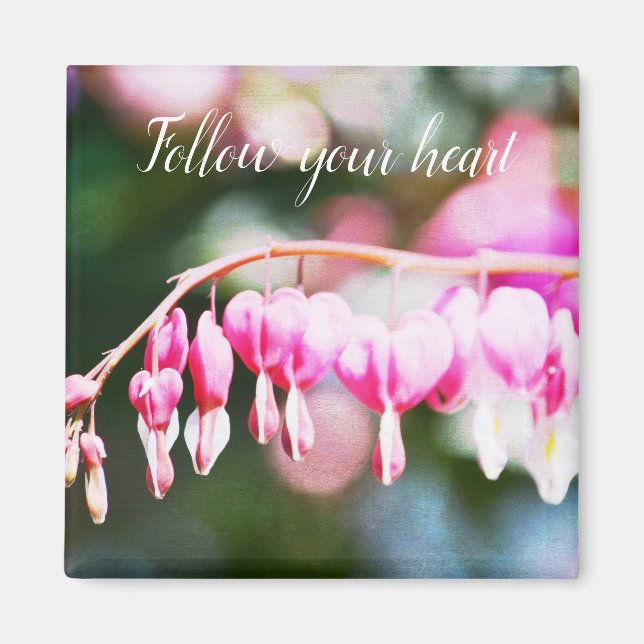 Bleeding Hearts Flowers Magnet (Framsidan)